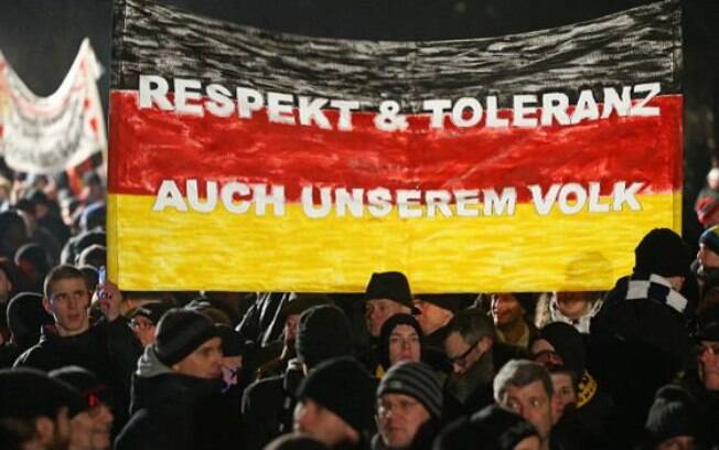 Dresden registrou os maiores protestos anti-islã em curso na Alemanha