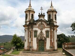 A igreja de São Francisco de Assis, em Ouro Preto, foi projetada por Aleijadinho