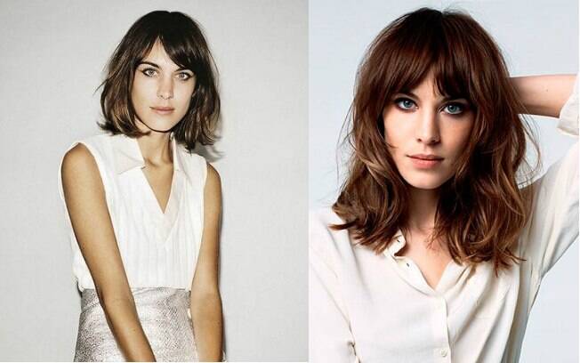 A apresentadora e it girl inglesa Alexa Chung já circulou com os cortes bob e long bob%3A tendências que se mantém em 2016 