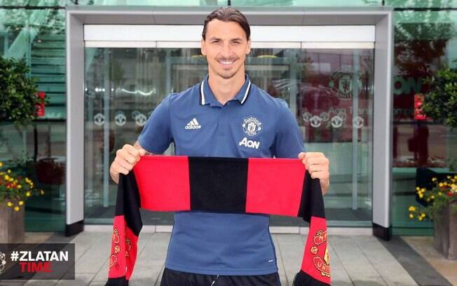 Ibrahimovic vai se arriscar pela primeira vez na Inglaterra, no Manchester United Ibrahimovic vai se arriscar pela primeira vez na Inglaterra, no Manchester United