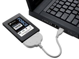 Adaptador pode ser usado para conectar HDs convencionais a notebooks