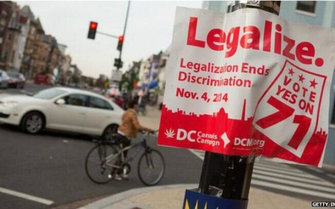 Legalização da maconha em Washington DC causou atrito com Congresso