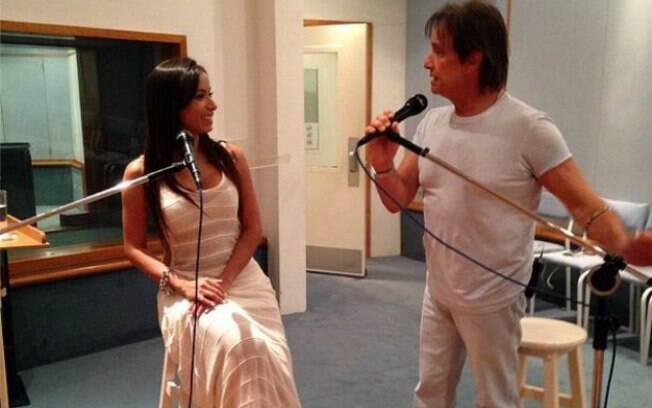 Anitta grava especial com Roberto Carlos