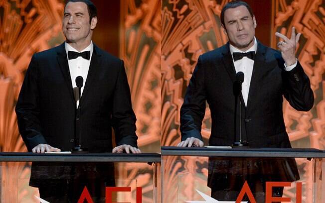 John Travolta em sua primeira aparição pública após escândalo sexual