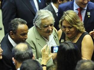Presidente do Uruguai, José Mujica, acompanha posse de Dilma Rousseff, em Brasília (01.01.15)