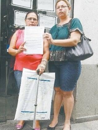 Terezinha e Jacilene só acreditam que vão conseguir ser atendidas quando chegar o dia agendado