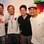 O núcleo futebolístico da novela, nos bastidores do Fla-Flu: Cauã Reymond, Marcello Novaes, Murilo Benício e Thiago Martins. Foto: TV Globo