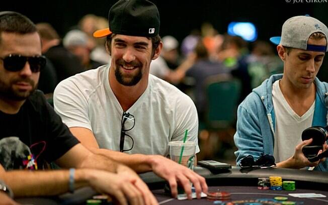 Michael Phelps também é jogador de poker