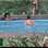 peões curtiram a piscina. Foto: Reprodução