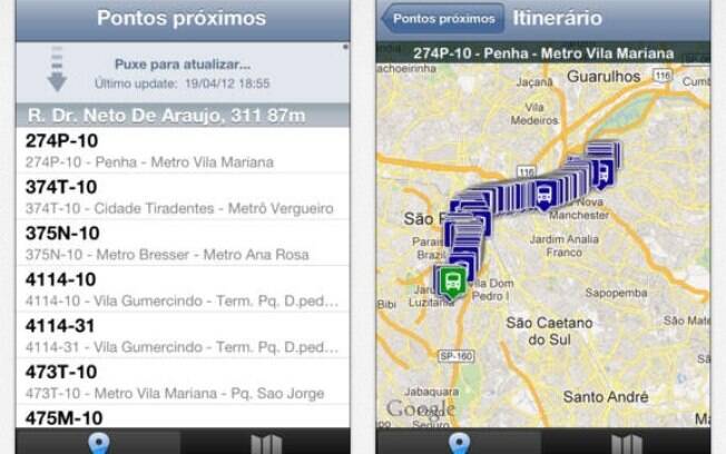BusaoSP informa a localização dos ônibus em São Paulo