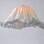 Delicada, a luminária da Innovo-Design foi confeccionada em papel. Foto: Divulgação