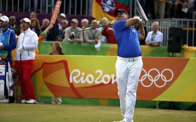 Adilson Silva terminou em 34º no primeiro dia do golfe