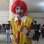 Fabrício Silva, de 13 anos, foi à AF como Ronald McDonald. Foto: Bruno Capelas