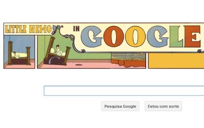 Novo doodle do Google mostra tira semanal de McCay