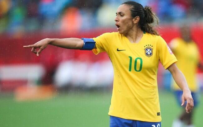 Marta, estrela da seleção brasileira Marta, estrela da seleção brasileira