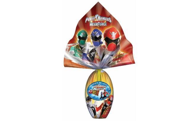 Ovo Power Rangers; 160g. De Lojas Americanas – R$ 24,99. Foto: Divulgação/Lojas Americanas