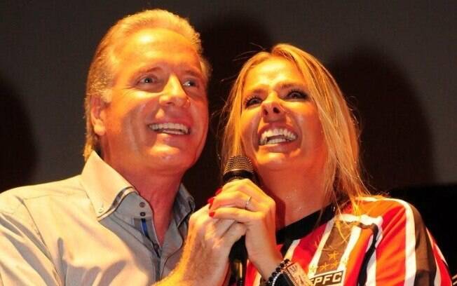 Roberto Justus e Adriane Galisteu