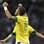 Rômulo comemora o primeiro gol da partida . Foto: AP
