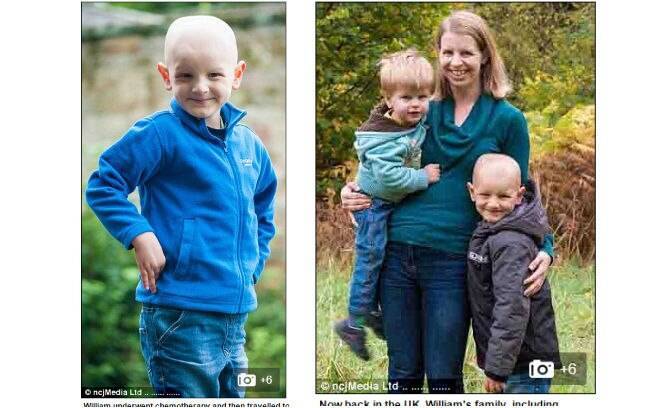De volta ao Reino Unido, William e a família esperam o resultado do tratamento feito nos Estados Unidos 