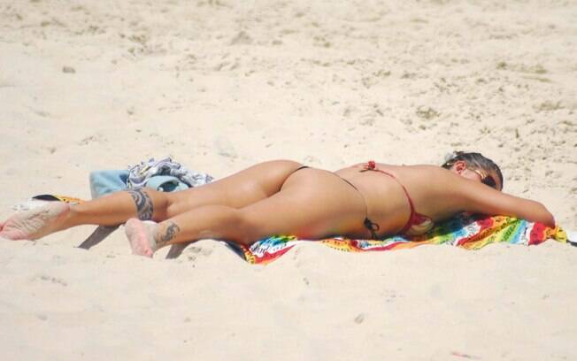 Movimentação na praia do Arpoador, no Rio de Janeiro, durante o Dia da Consciência Negra (20/11/2013)