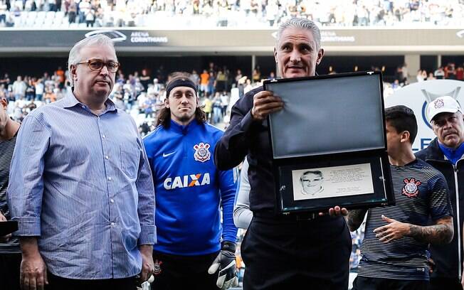 Homenagem do Corinthians para o Tite