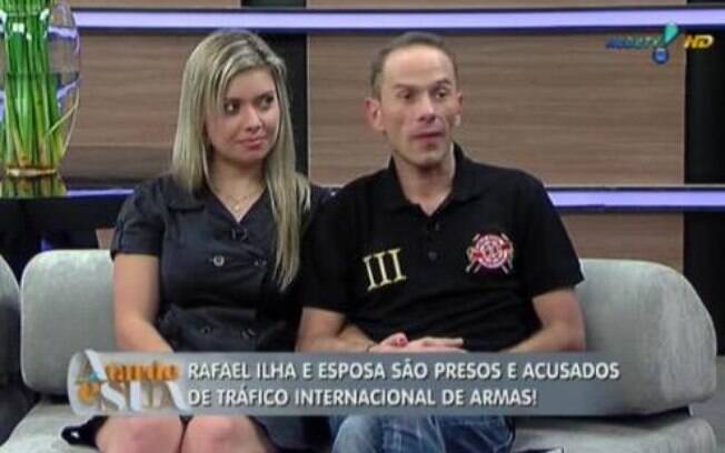 Rafael Ilha e sua mulher estão presos
