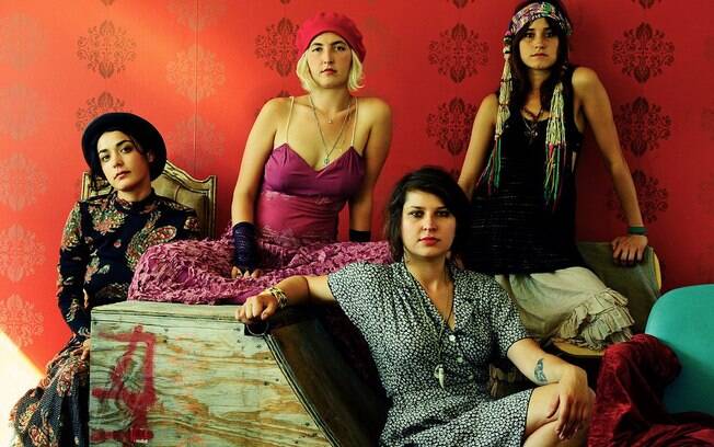 O grupo Warpaint, de Los Angeles