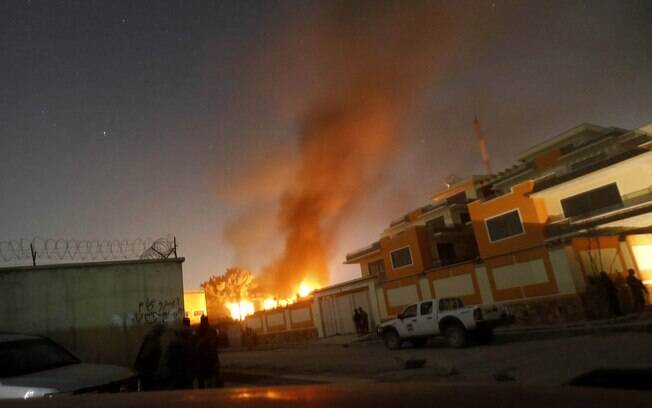 Taliban atacou complexo humanitário em Cabul, capital do Afeganistão, que hospeda agentes humanitários estrangeiros  . Foto: REUTERS/Mohammad Ismail