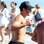 Thiago Rodrigues estava entre os bonitões que correram sem camisa em Ipanema. Foto: AgNews/PhotoRioNews