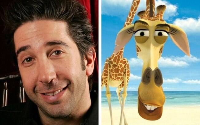 Personagens: David Schwimmer – Melman (Madagascar)