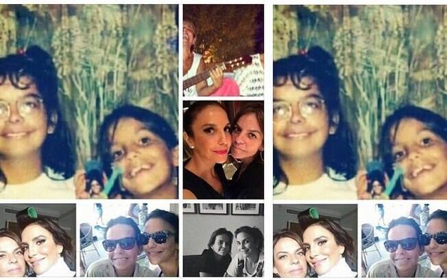 Ivete Sangalo com a irmã, Cynthia Sangalo
