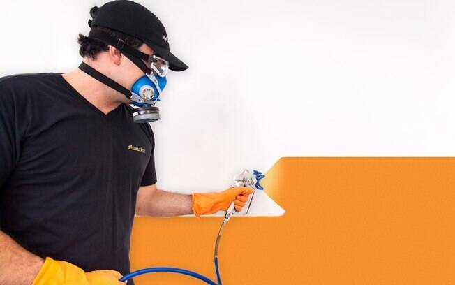 Pintura a Jato usa tecnologia capaz de pintar paredes em minutos