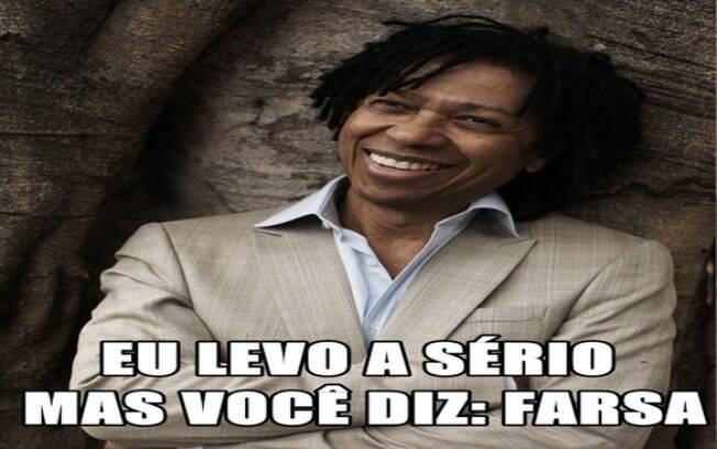 Letra correta: Eu levo a sério mas você disfarça (Djavan - SE)