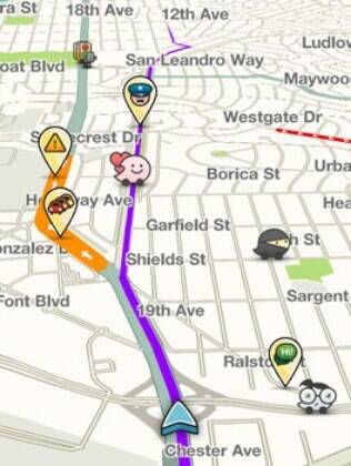Aplicativo de mapas Waze permite criar perfil e informar vias congestionadas na cidade