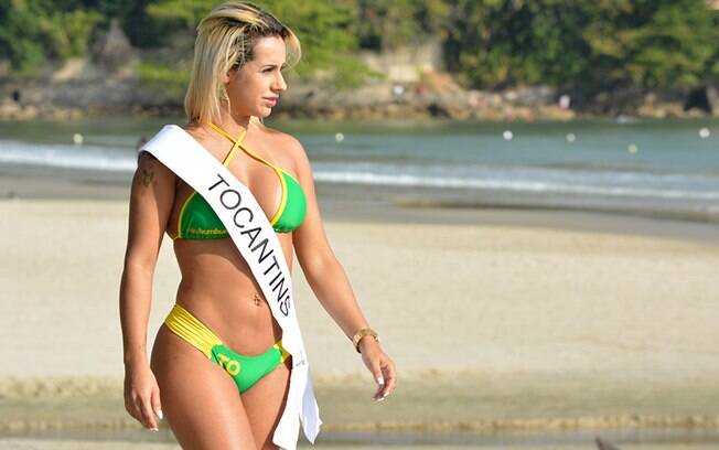 Débora Dunhill é a candidata de Tocantins do 'Miss Bumbum Brasil' de 2015. Foto: Eduardo Graboski / Mais Mídia