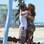 Taís Araújo e Marcos Pasquim gravaram cenas de beijo para a novela "Cheias de Charme" nesta segunda-feira (03), na praia da Macumba, no Rio. Foto: Jeferson Ribeiro/Foto Rio News