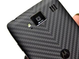 Razr HD tem câmera de 8 megapixels