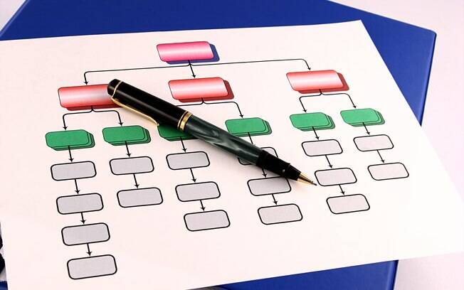 Organograma vertical é o modelo mais comum, mas existem variações para diferentes casos