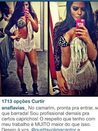 Ana Flavia, bailarina do Faustão