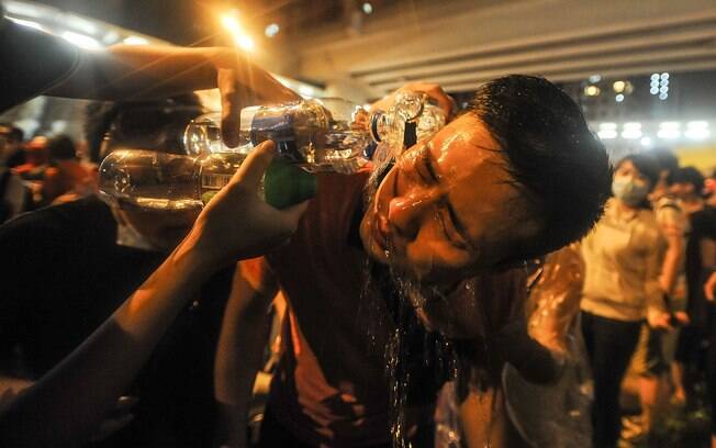 Spray de pimenta: usado para conter pessoas quase que estejam perto; causa ardência nos olhos. Foto: Getty Images
