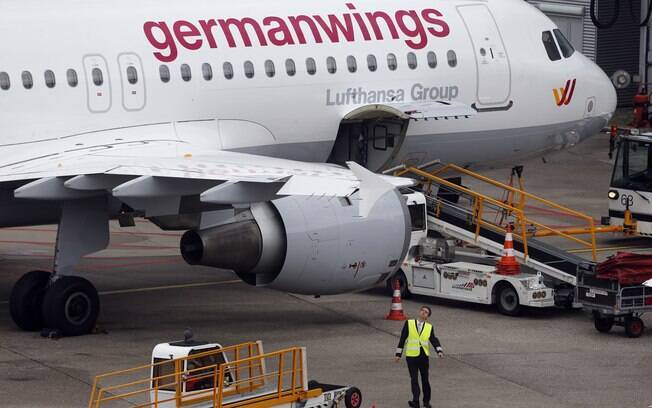 Avião Airbus A320 da empresa Germanwings - que pertence à Lufthansa