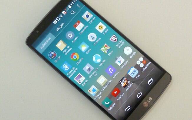Com tela de 5,5 polegadas, G3 é o melhor da LG. Preço médio de R$ 1.400