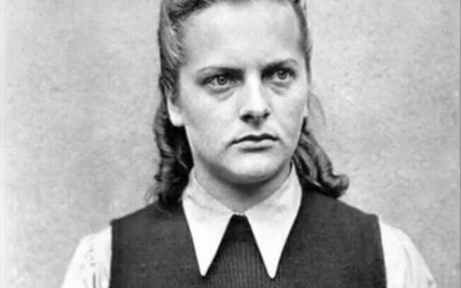 Irma lda Ilse (1923-1945): na Alemanha nazista, torturou crianças, deixou cães devorarem os presos e os surrou até a morte. Foto: Reprodução/Youtube