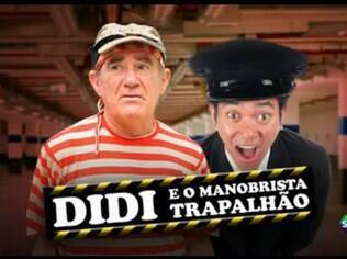 Danilo Gentili faz montagem e sugere novo filme para Renato Aragão: 'Didi e o manobrista trapalhão'