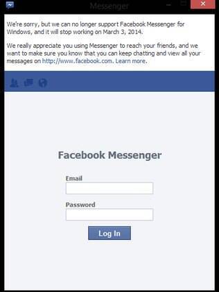 Facebook está encerrando o Facebook Messenger no Windows e a extensão para o Firefox