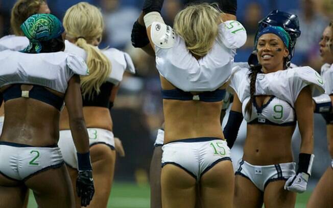 Com mulheres de lingerie, vai rolar o 'Super Bowl feminino' - Futebol  americano - iG