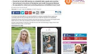 Britânico preso forçava a mulher a ter corpo de Gracyanne Barbosa