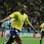 Adriano comemora gol para o Brasil na final da Copa das Confederações contra a Argentina, em 2005. Foto: Getty Images