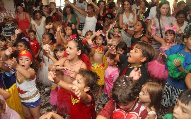 Matinê do Tijuca Tênis Clube, no Rio de Janeiro: diversão para as crianças no carnaval