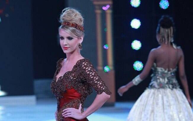 A Miss Mundo Brasil, Sancler Frantz, ficou entre as seis finalistas